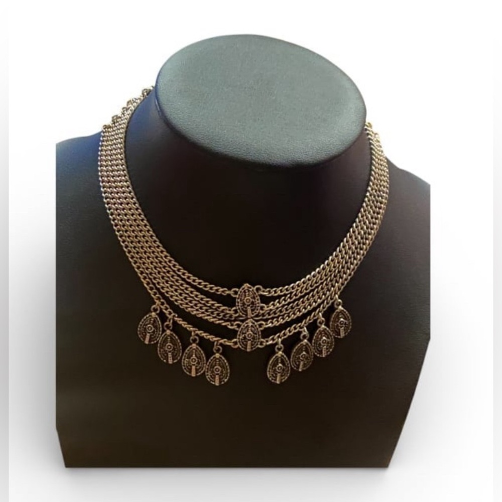 Bohemian Tribal Costume Incomplete Necklace #9092